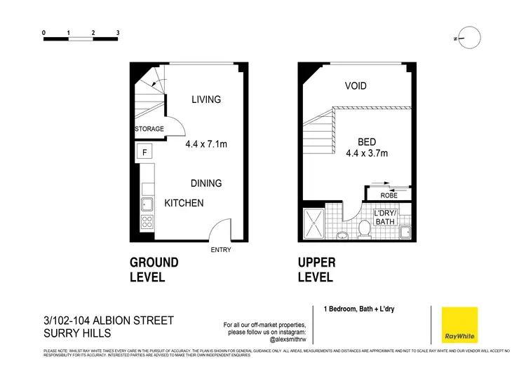 Floorplan of Homely apartment listing, 3/102-104 Albion Street, Surry Hills NSW 2010