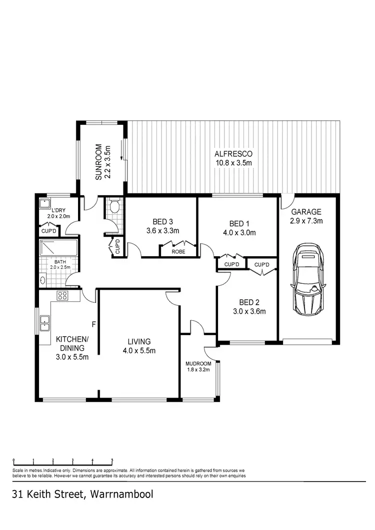 Floorplan of Homely house listing, 31 Keith Street, Warrnambool VIC 3280