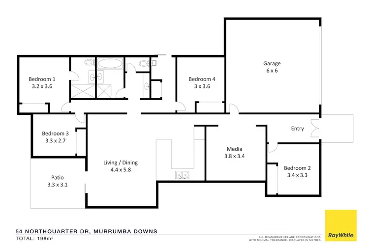 Floorplan of Homely house listing, 54 Northquarter Drive, Murrumba Downs QLD 4503