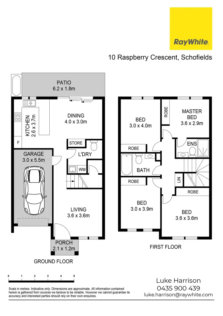 Floorplan of Homely house listing, 10 Raspberry Crescent, Schofields NSW 2762
