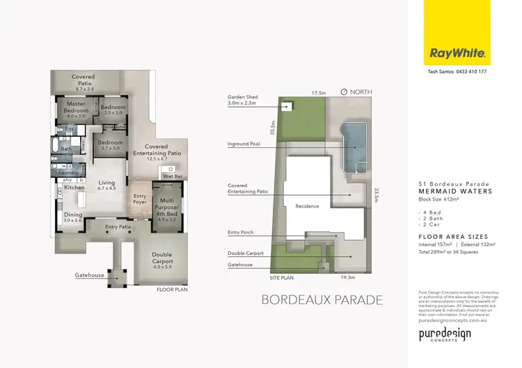 Floorplan of Homely house listing, 51 Bordeaux Parade, Mermaid Waters QLD 4218