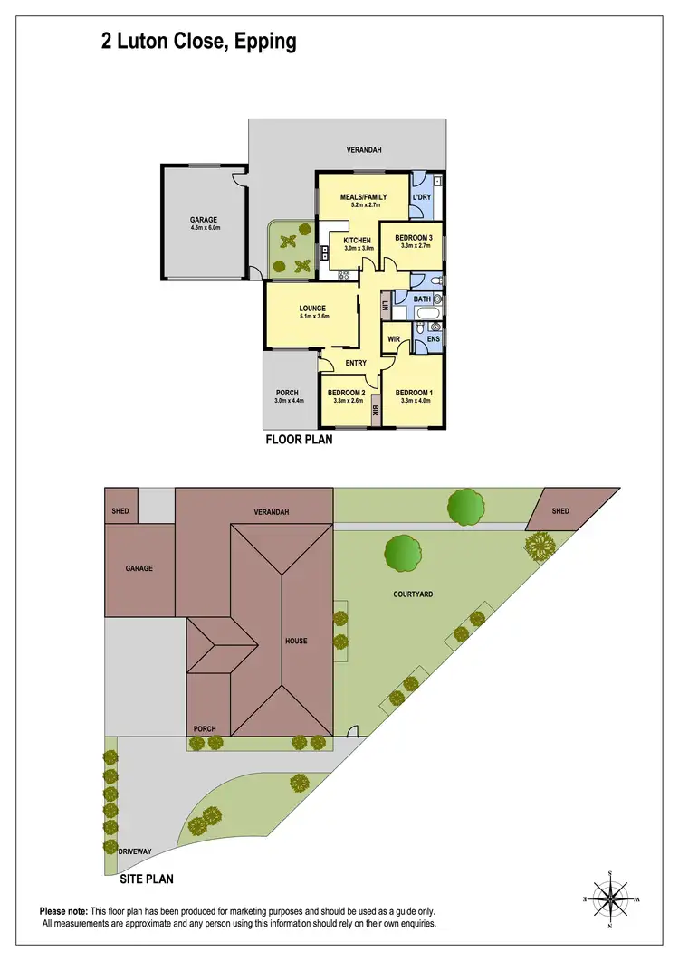 Floorplan of Homely house listing, 2 Luton Close, Epping VIC 3076