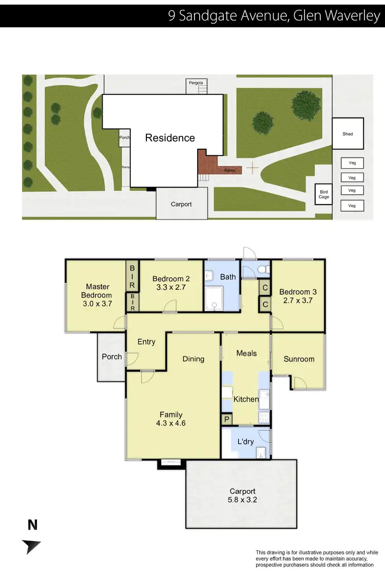 Floorplan of Homely house listing, 9 Sandgate Avenue, Glen Waverley VIC 3150