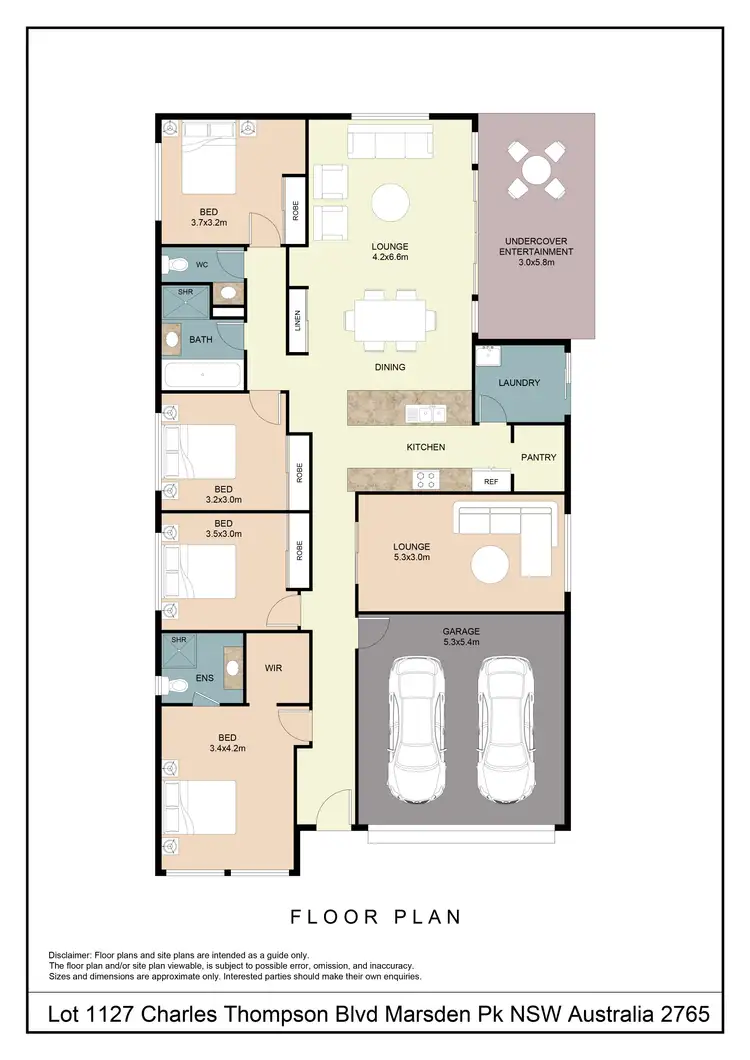 Floorplan of Homely house listing, 35 Charles Thompson Boulevard, Marsden Park NSW 2765