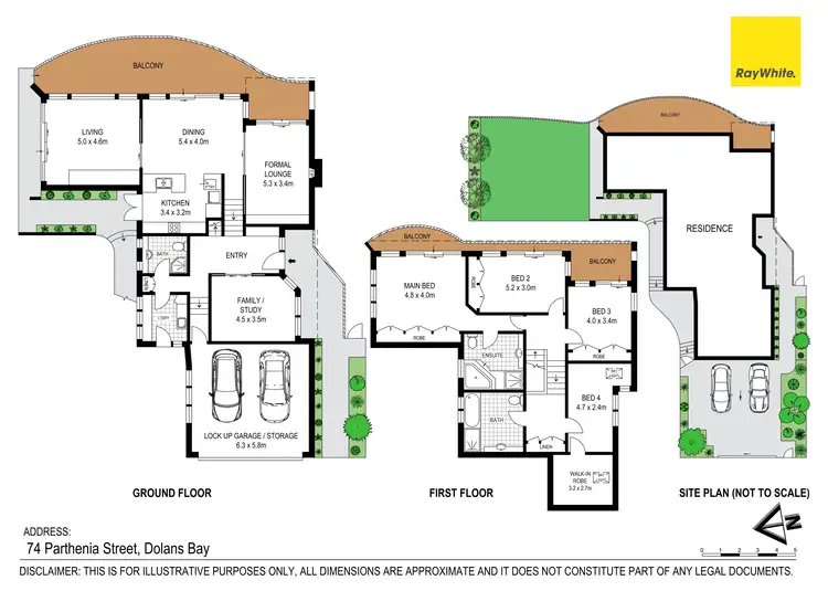 Floorplan of Homely house listing, 74 Parthenia Street, Dolans Bay NSW 2229