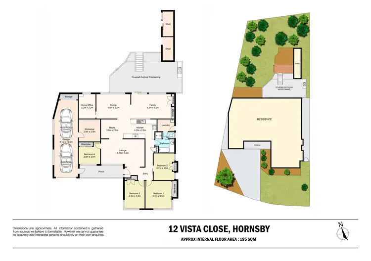 Floorplan of Homely house listing, 12 Vista Close, Hornsby NSW 2077
