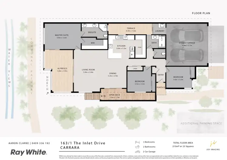 Floorplan of Homely house listing, 163/1 The Inlet Drive, Carrara QLD 4211