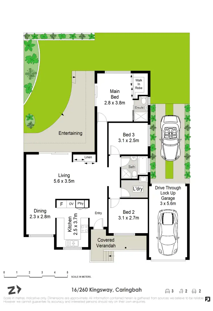 Floorplan of Homely villa listing, 16/260-270 Kingsway, Caringbah NSW 2229