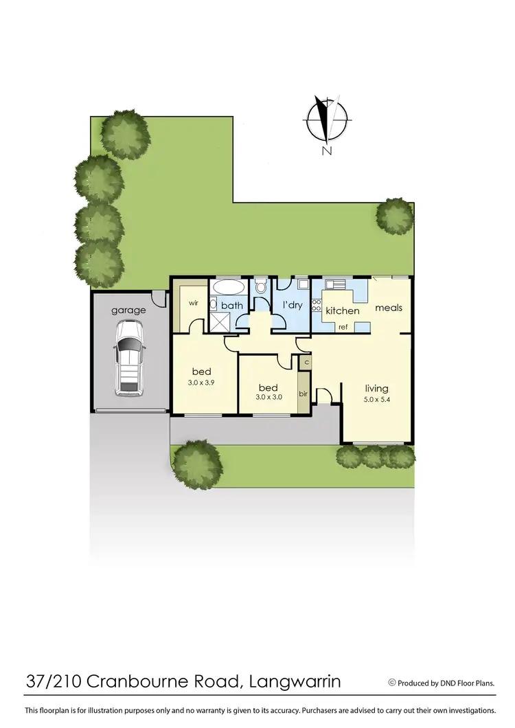 Floorplan of Homely unit listing, 37/210 Cranbourne-Frankston Road, Langwarrin VIC 3910