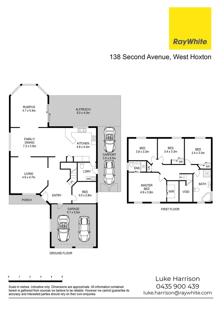 Floorplan of Homely house listing, 138 Second Avenue, West Hoxton NSW 2171