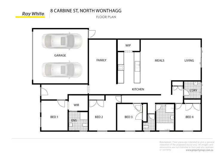 Floorplan of Homely house listing, 8 Carbine Street, Wonthaggi VIC 3995