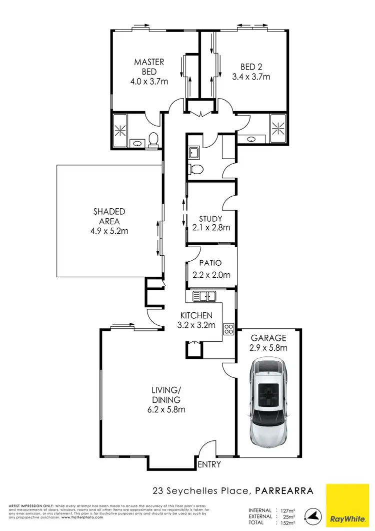 Floorplan of Homely house listing, 23 Seychelles Place, Kawana Island QLD 4575
