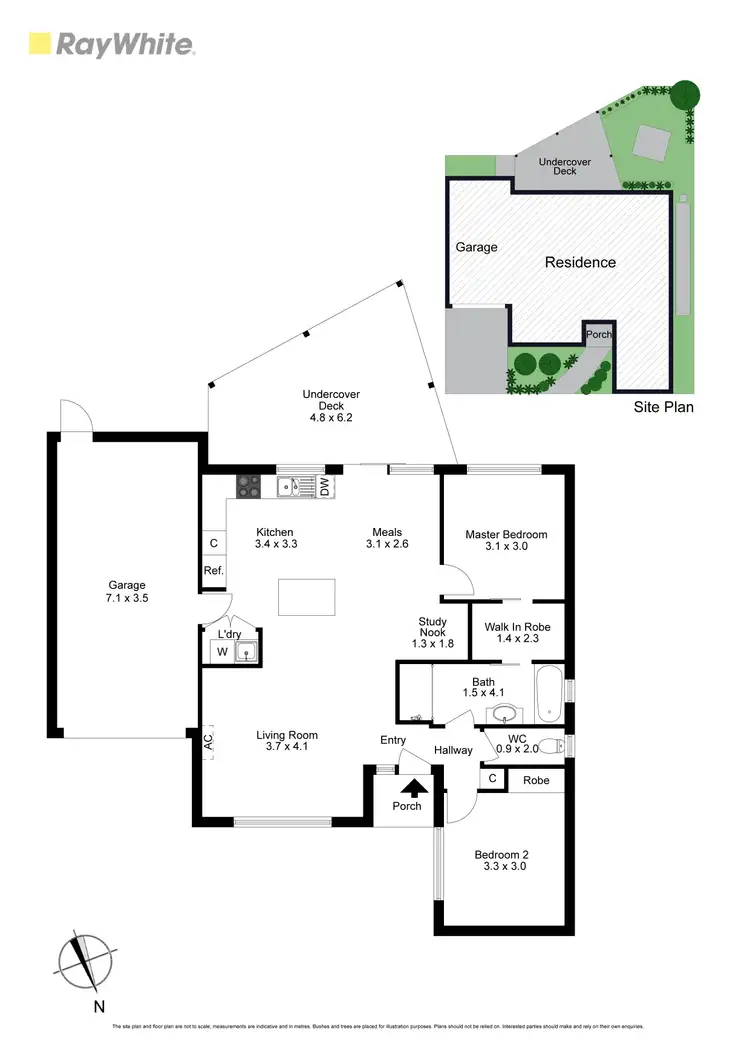 Floorplan of Homely unit listing, 27/85 Ashleigh Avenue, Frankston VIC 3199