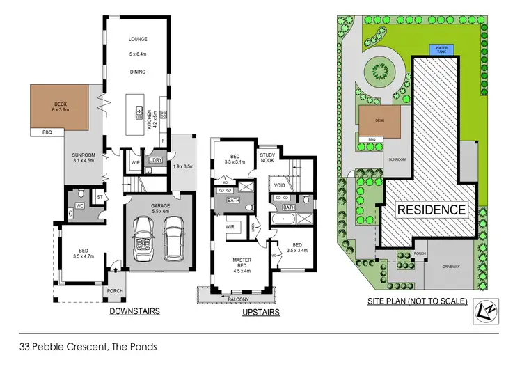 Floorplan of Homely house listing, 33 Pebble Crescent, The Ponds NSW 2769