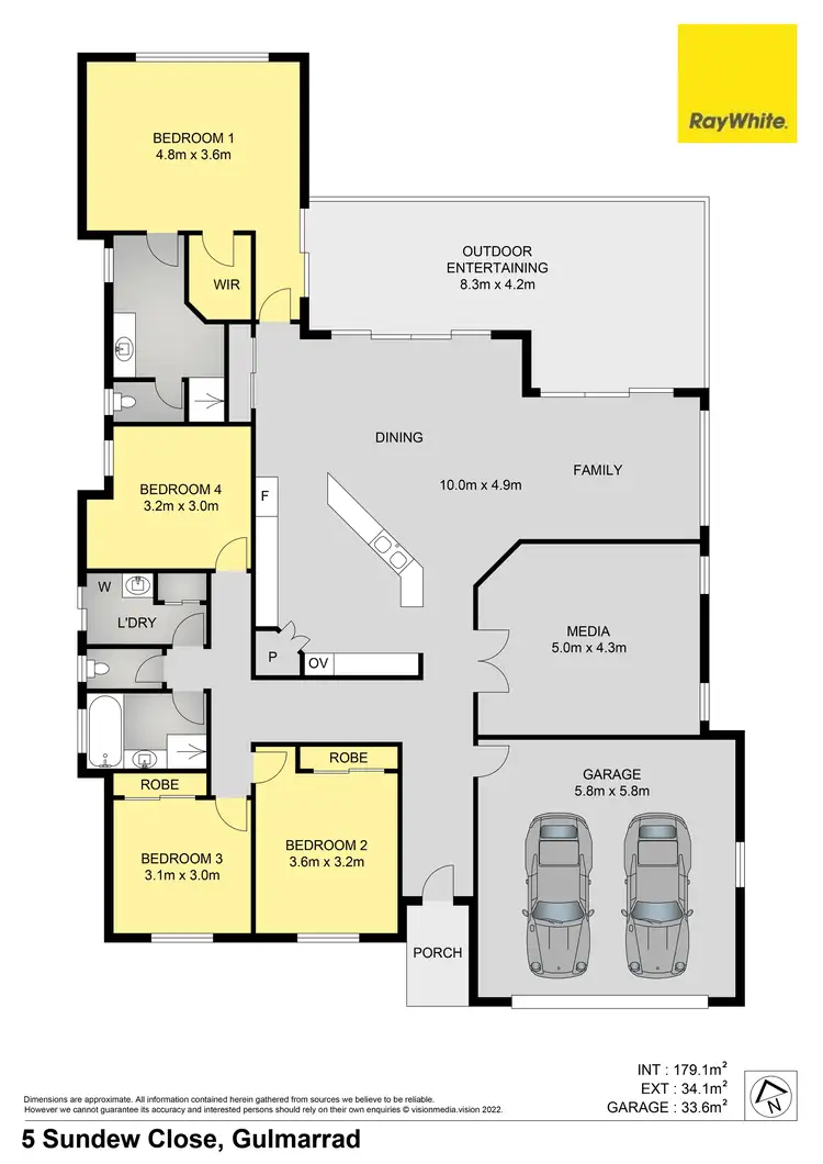 Floorplan of Homely house listing, 5 Sundew Close, Gulmarrad NSW 2463