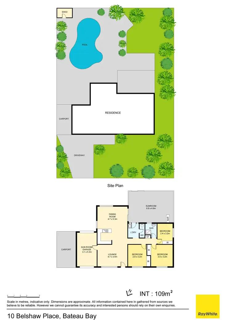 Floorplan of Homely house listing, 10 Belshaw Place, Bateau Bay NSW 2261