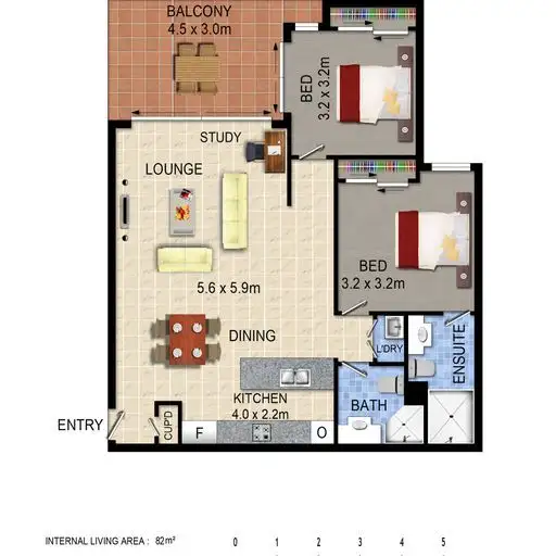 Floorplan of Homely apartment listing, 89/35 Hamilton Road, Moorooka QLD 4105