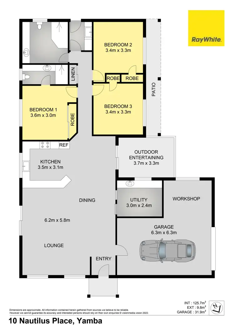 Floorplan of Homely house listing, 10 Nautilus Place, Yamba NSW 2464