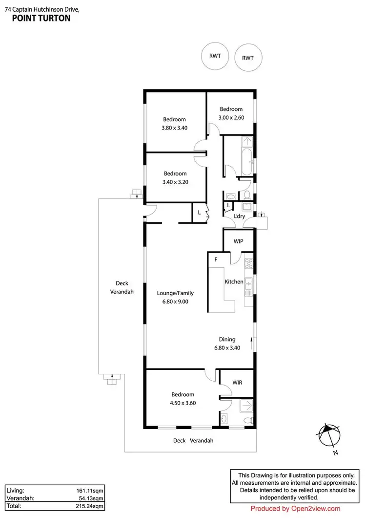 Floorplan of Homely house listing, 74 Captain Hutchinson Drive, Point Turton SA 5575