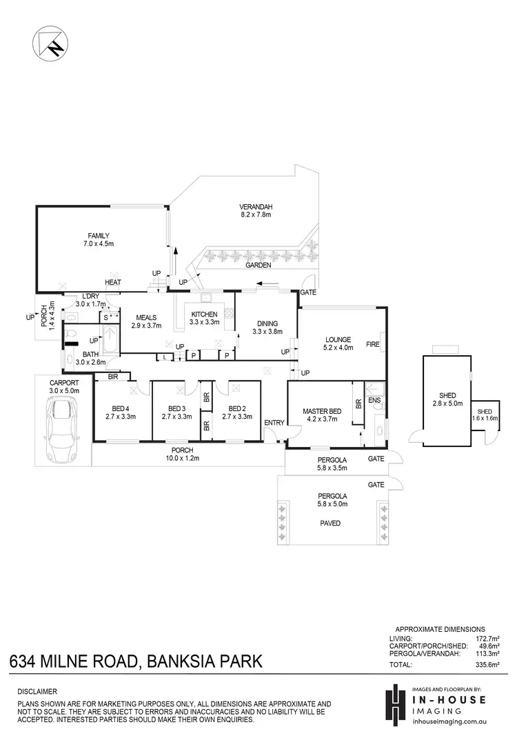 Floorplan of Homely house listing, 634 Milne Road, Banksia Park SA 5091
