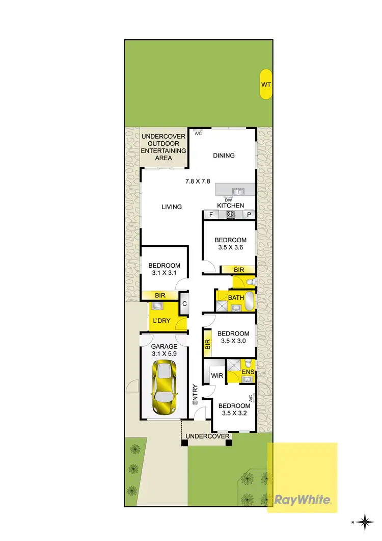 Floorplan of Homely house listing, 7 Crystall Place, Armstrong Creek VIC 3217
