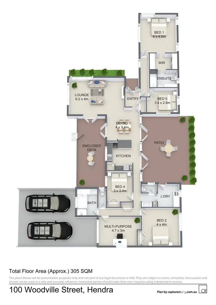 Floorplan of Homely house listing, 100 Woodville Street, Hendra QLD 4011