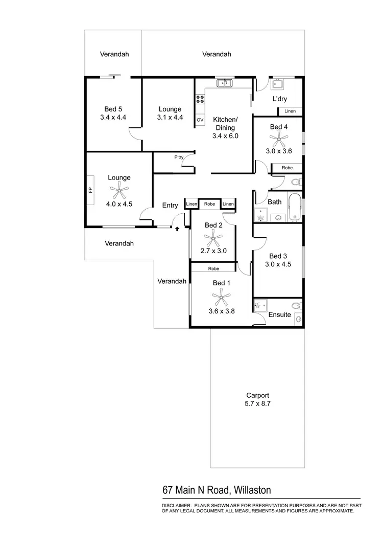 Floorplan of Homely house listing, 67 Main North Road, Willaston SA 5118