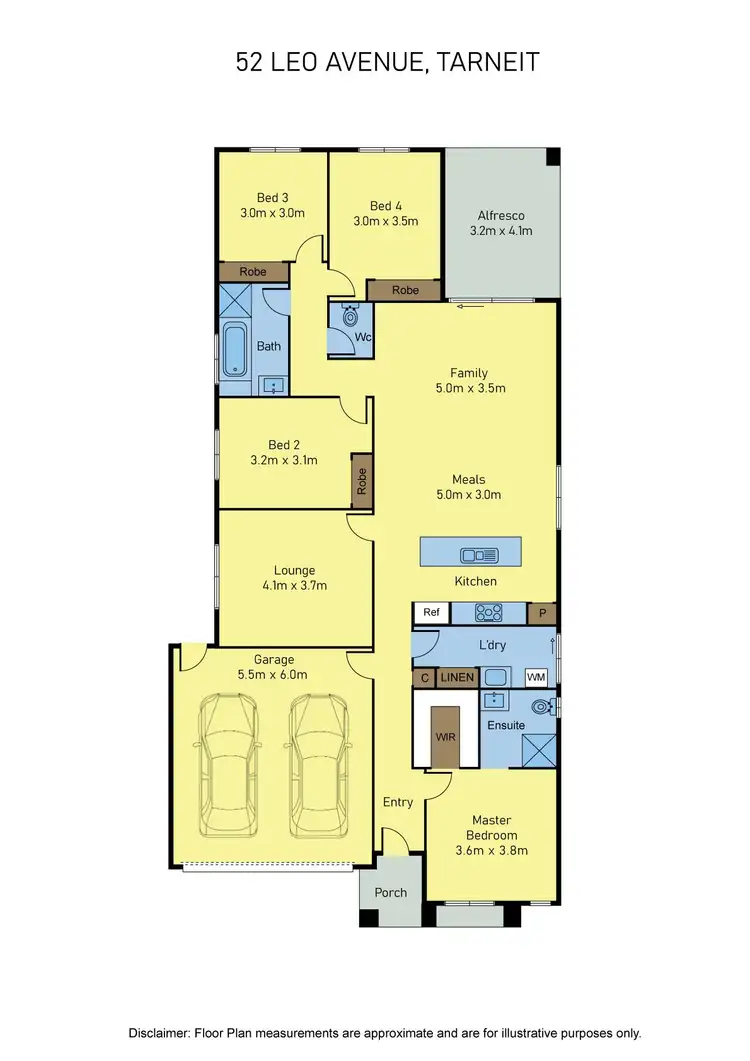Floorplan of Homely house listing, 52 Leo Avenue, Tarneit VIC 3029