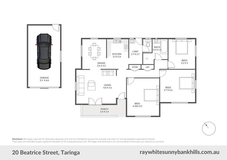 Floorplan of Homely house listing, 20 Beatrice Street, Taringa QLD 4068