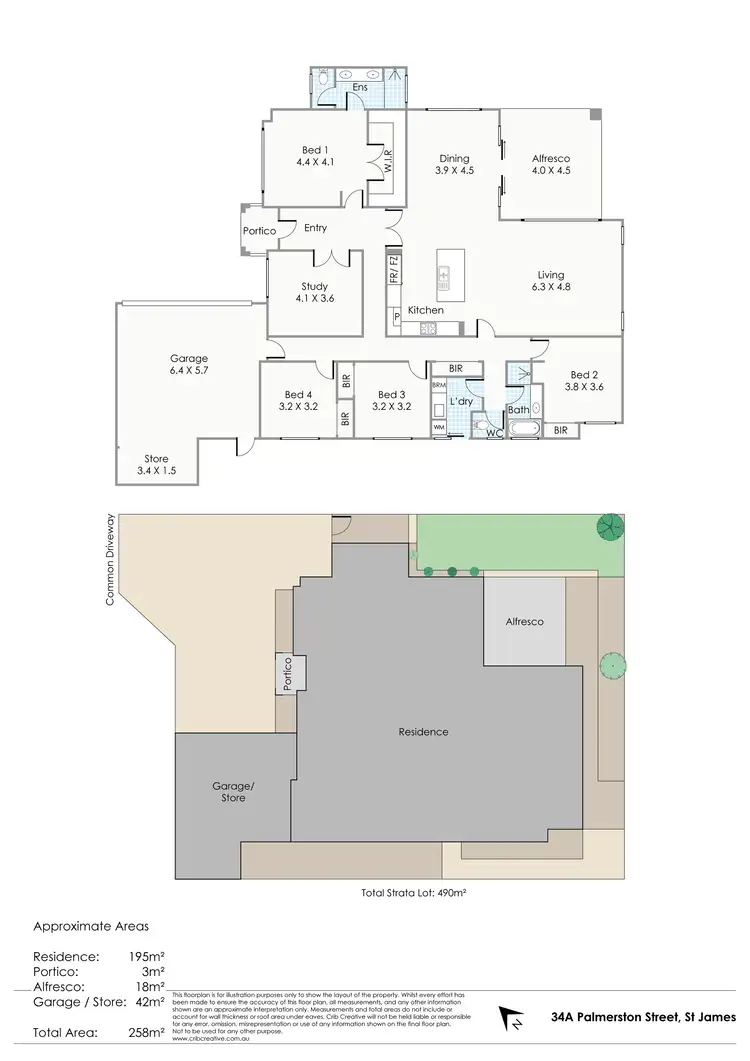 Floorplan of Homely house listing, 34A Palmerston Street, St James WA 6102
