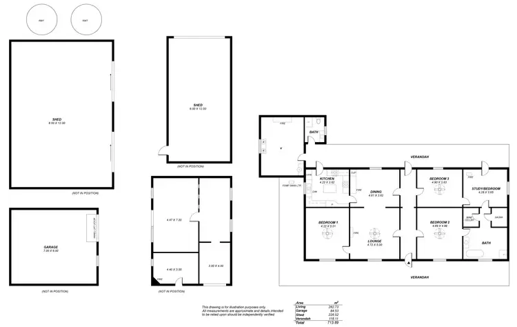 Floorplan of Homely rural property listing, 727 Cookes Hill Road, Springton SA 5235