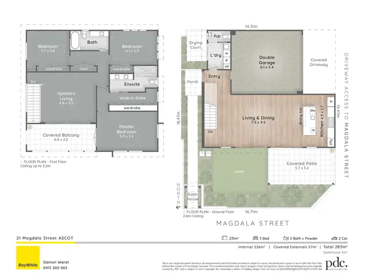 Floorplan of Homely house listing, 21 Magdala Street, Ascot QLD 4007