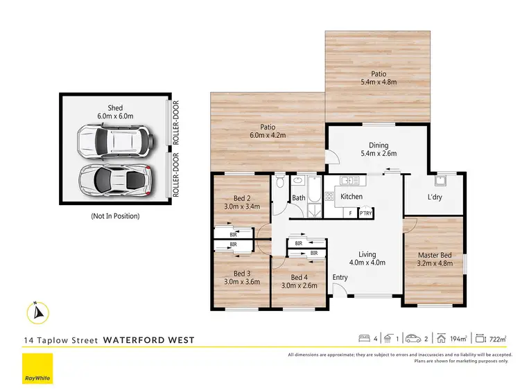 Floorplan of Homely house listing, 14 Taplow Street, Waterford West QLD 4133
