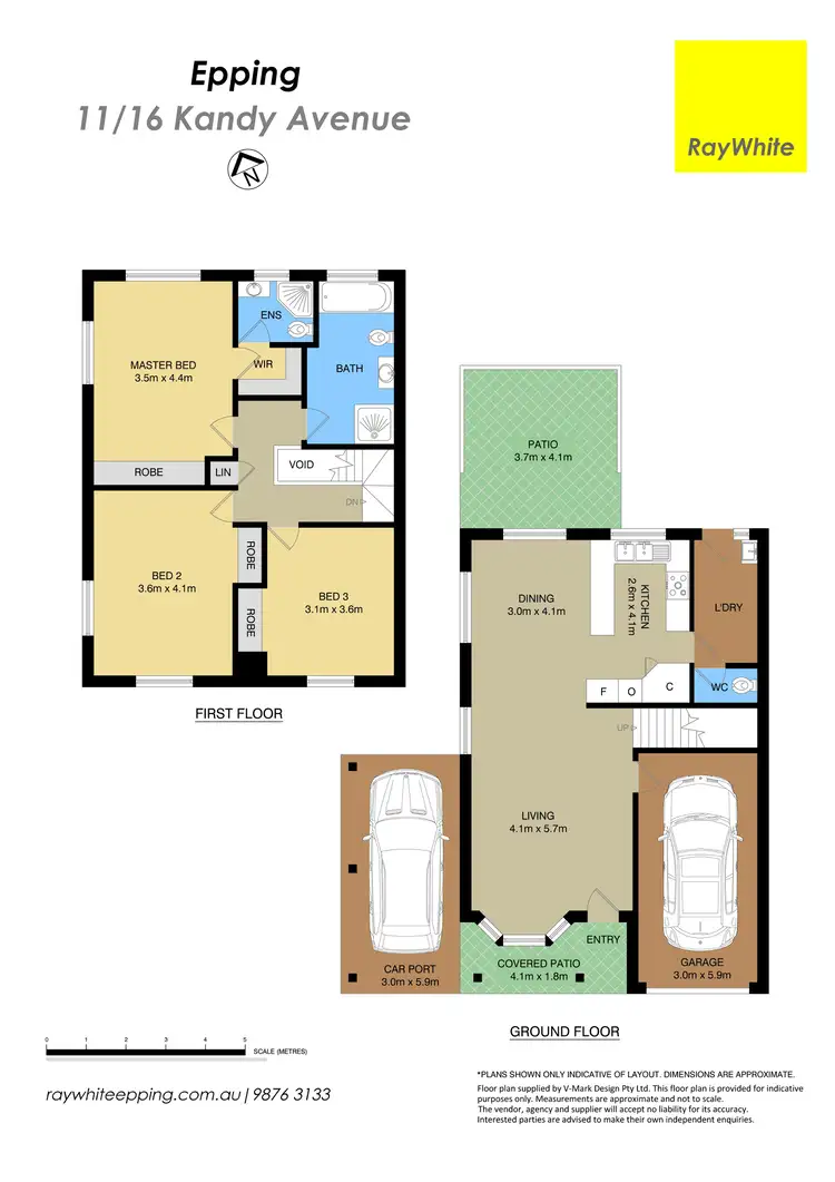 Floorplan of Homely townhouse listing, 11/16 Kandy Avenue, Epping NSW 2121