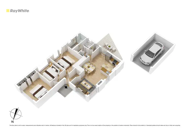 Floorplan of Homely unit listing, 1/67 Derrick Street, Lalor VIC 3075