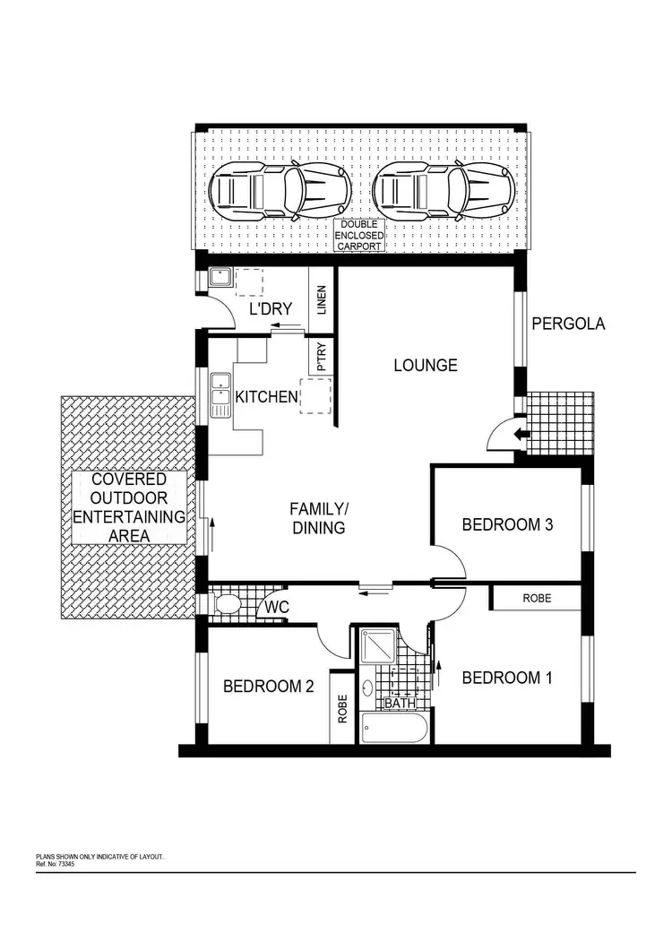 Floorplan of Homely house listing, 22 Reader Court, Banks ACT 2906