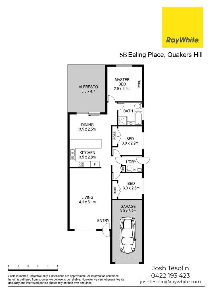 Floorplan of Homely house listing, 5B Ealing Place, Quakers Hill NSW 2763