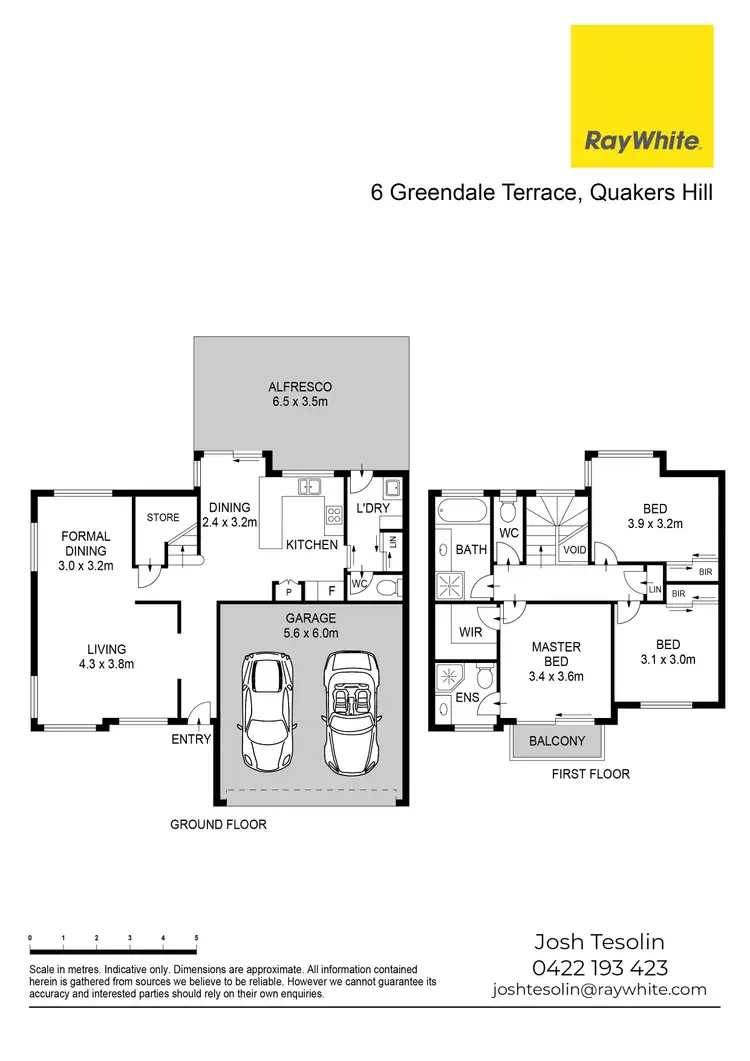 Floorplan of Homely house listing, 6 Greendale Terrace, Quakers Hill NSW 2763