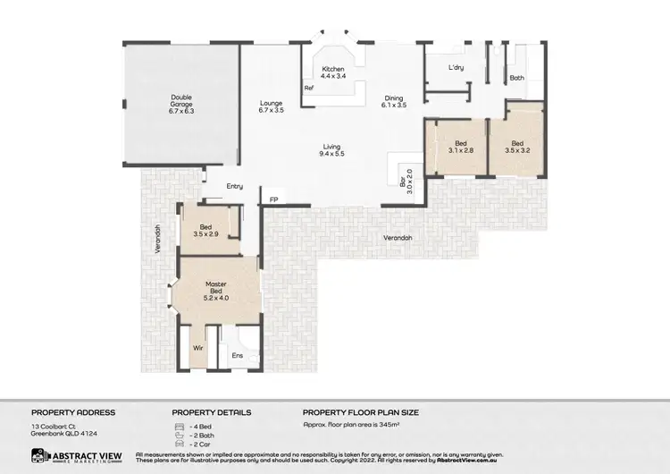 Floorplan of Homely house listing, 13-17 Coolbart Court, Greenbank QLD 4124