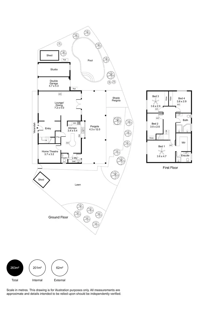 Floorplan of Homely house listing, 9 Constellation Court, North Haven SA 5018