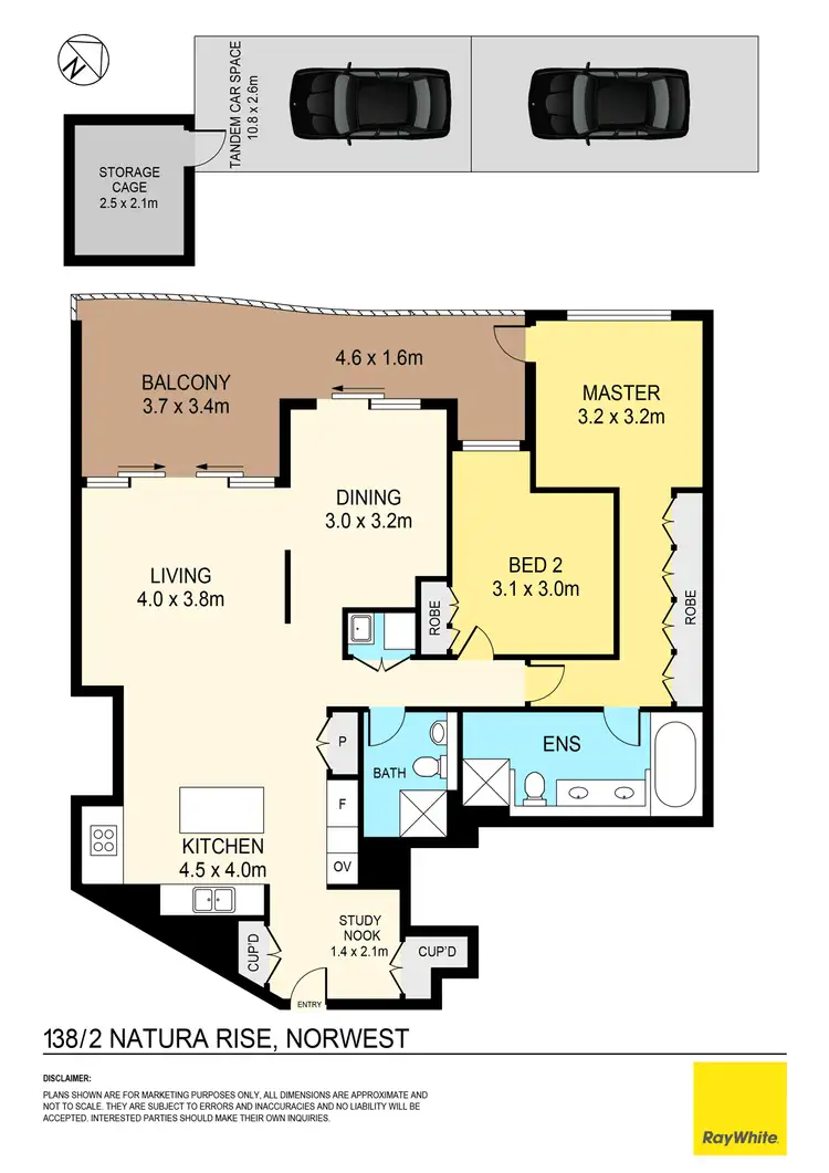 Floorplan of Homely apartment listing, 138/2 Natura Rise, Norwest NSW 2153