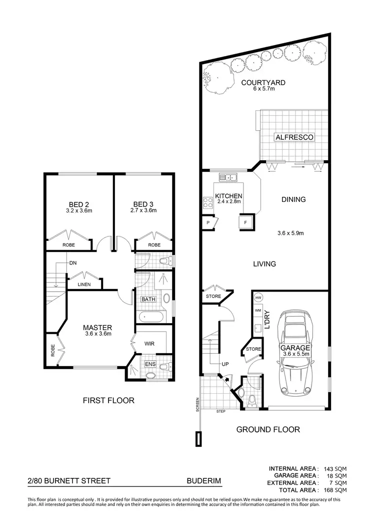 Floorplan of Homely unit listing, 2/80 Burnett Street, Buderim QLD 4556