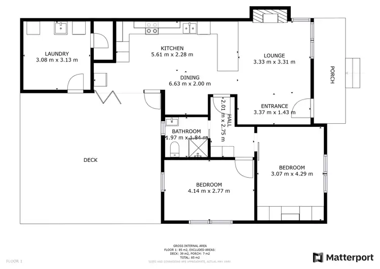 Floorplan of Homely house listing, 2 Buchan Street, Swan Hill VIC 3585