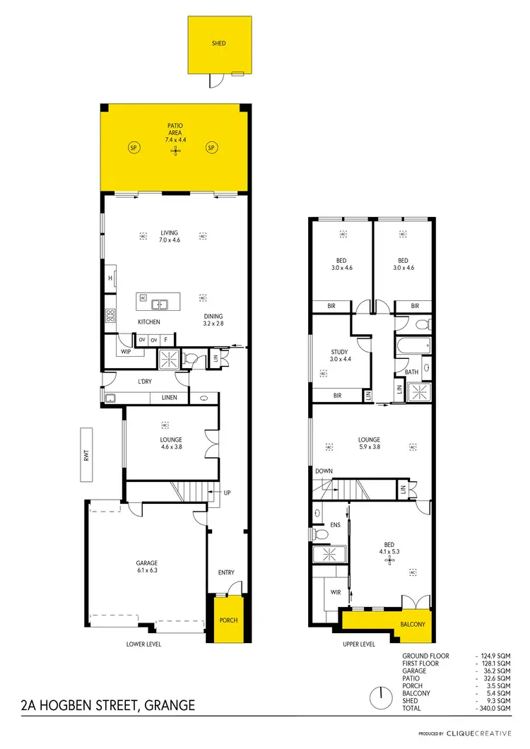 Floorplan of Homely house listing, 2A Hogben Street, Grange SA 5022