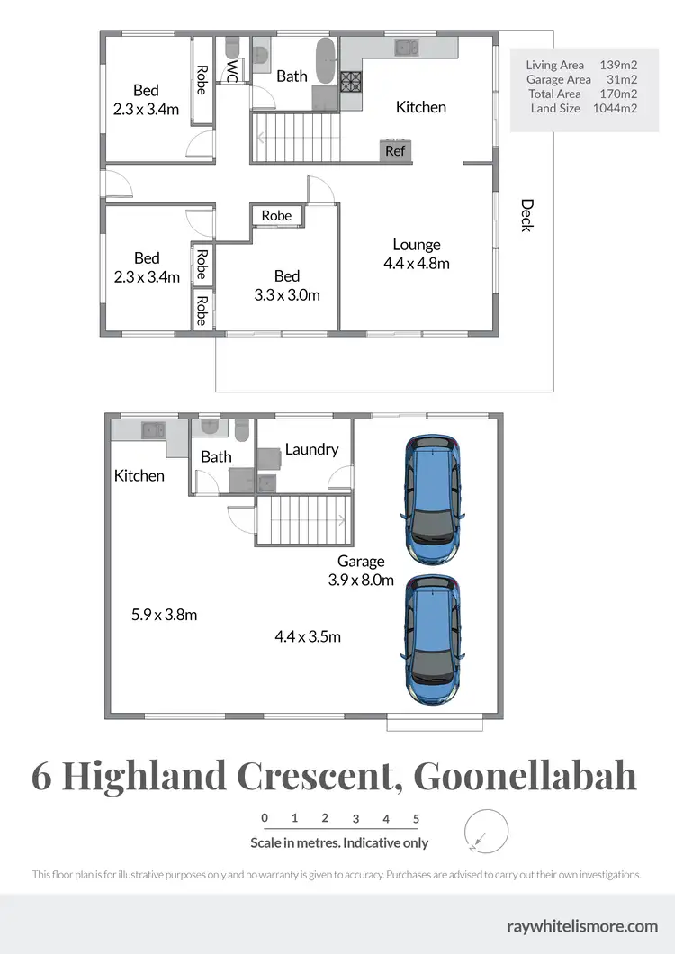 Floorplan of Homely house listing, 6 Highland Crescent, Goonellabah NSW 2480
