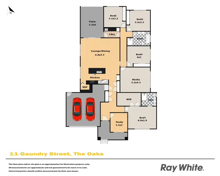 Floorplan of Homely house listing, 11 Gaudry Street, The Oaks NSW 2570