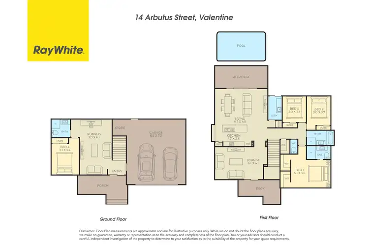 Floorplan of Homely house listing, 14 Arbutus Street, Valentine NSW 2280