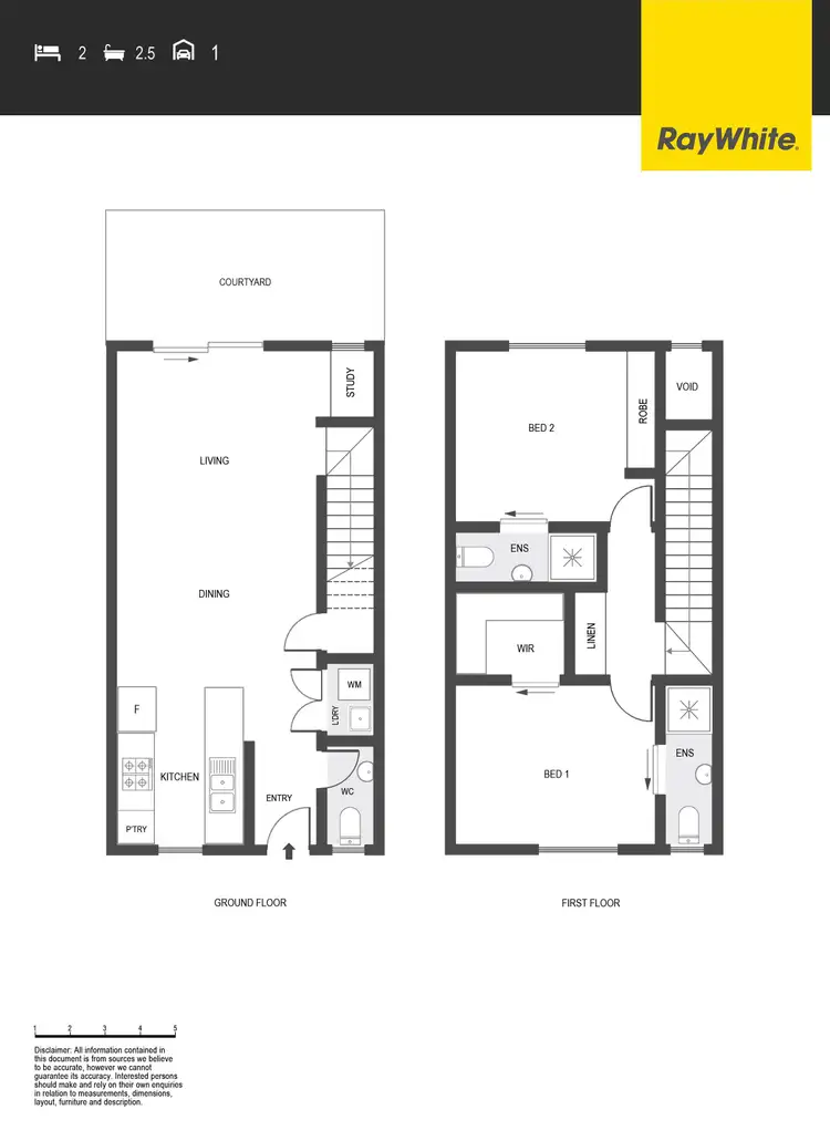 Floorplan of Homely townhouse listing, 6/71 Lawrenson Circuit, Jacka ACT 2914