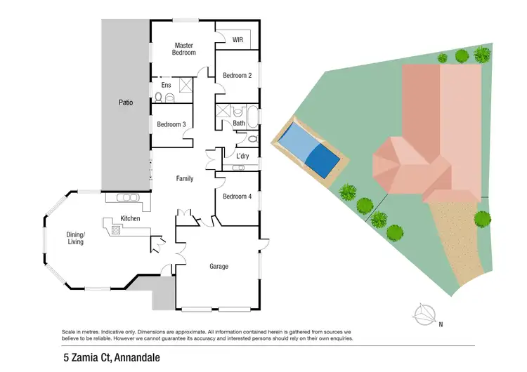 Floorplan of Homely house listing, 5 Zamia Court, Annandale QLD 4814