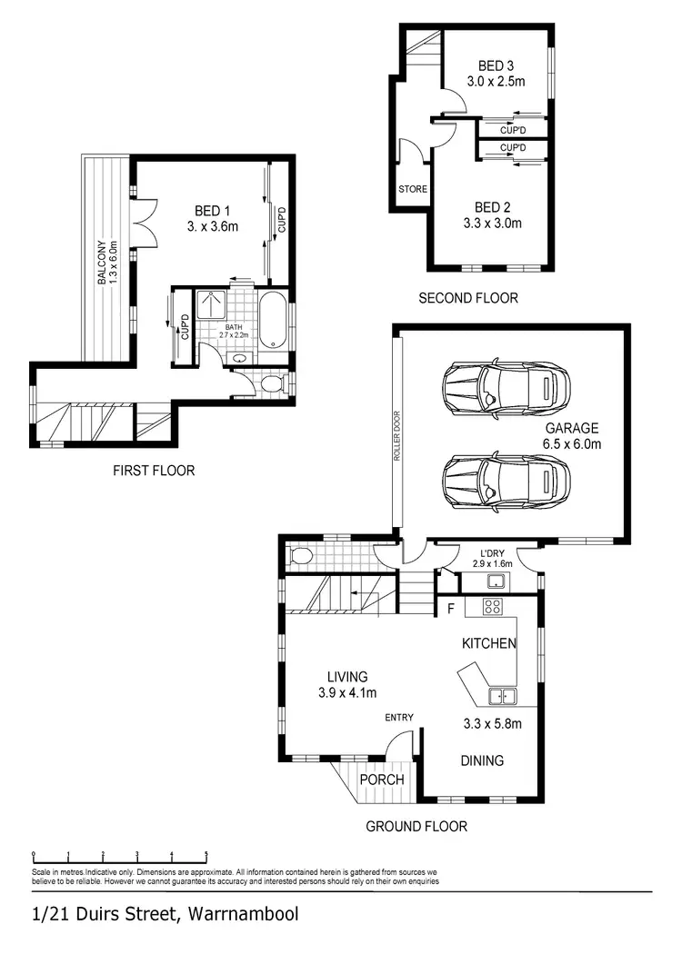 Floorplan of Homely house listing, 1/21 Duirs Street, Warrnambool VIC 3280